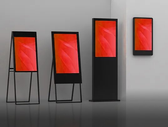 Digital signage, glas voor displays